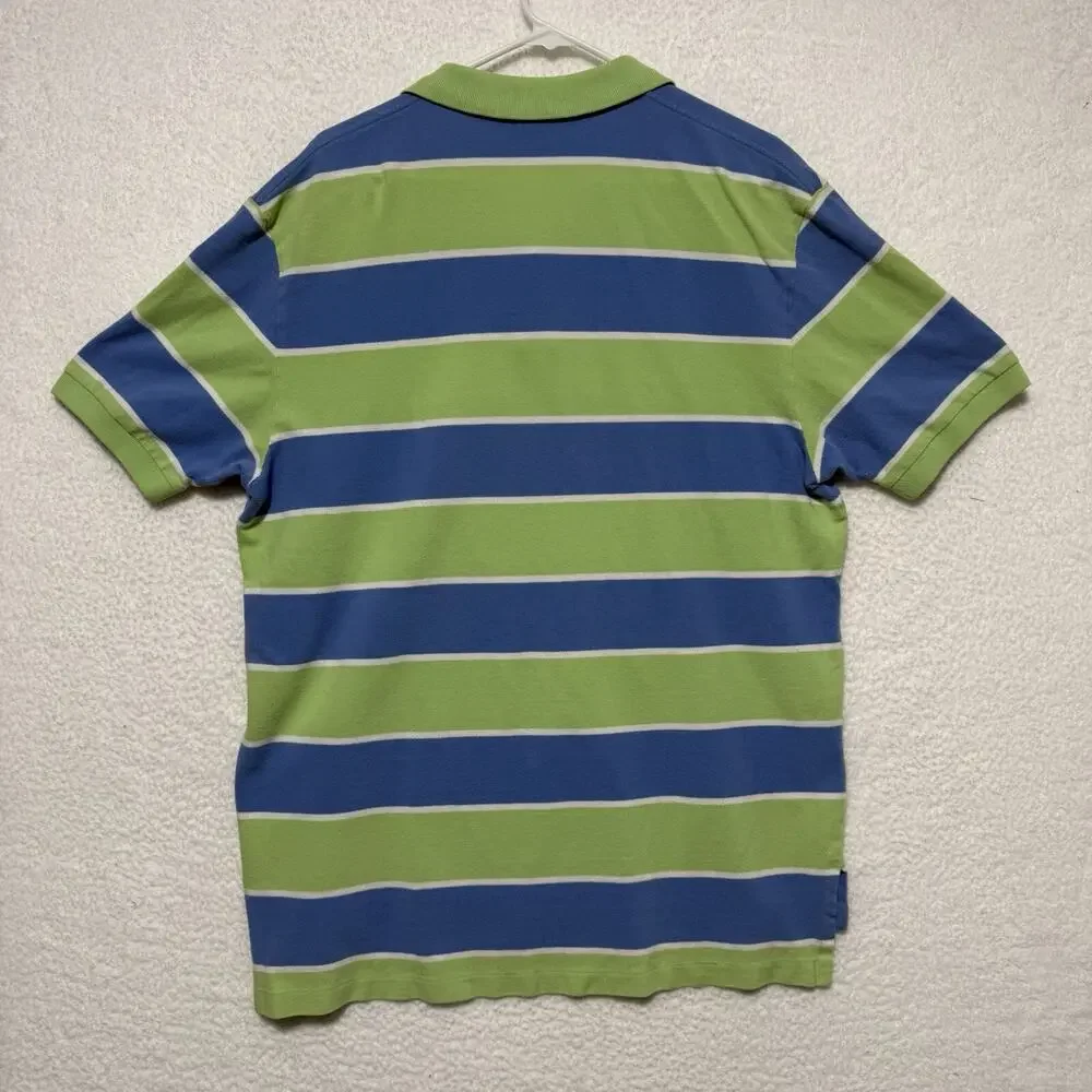 VTG Polo Ralph Lauren Green Blue Polo Golf Shirt Size XL